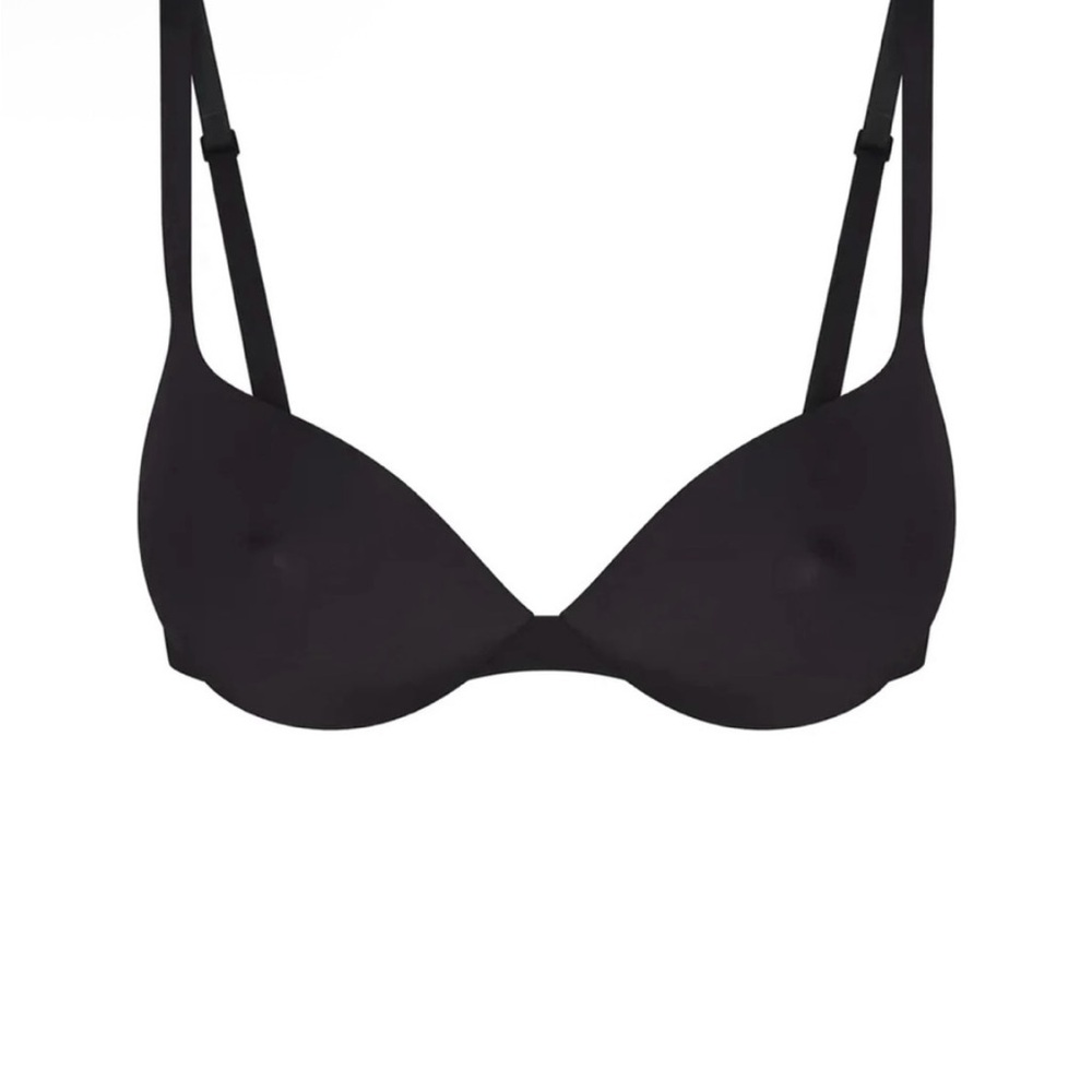 Seamless Black Bra